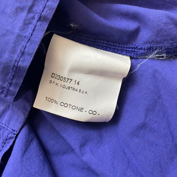 Hache Sleeveless Button Down Open Back Shirt - Picture 6 of 8